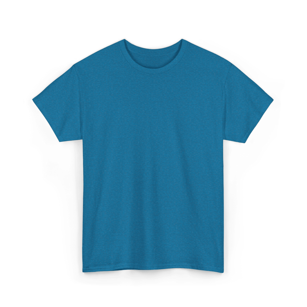 Blue Mystery T-Shirt on premium heavy cotton.