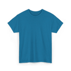 Blue Mystery T-Shirt on premium heavy cotton.