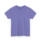 Plain lavender T-shirt, front view, soft cotton, Mystery T-Shirt: A Surprise Worth Opening