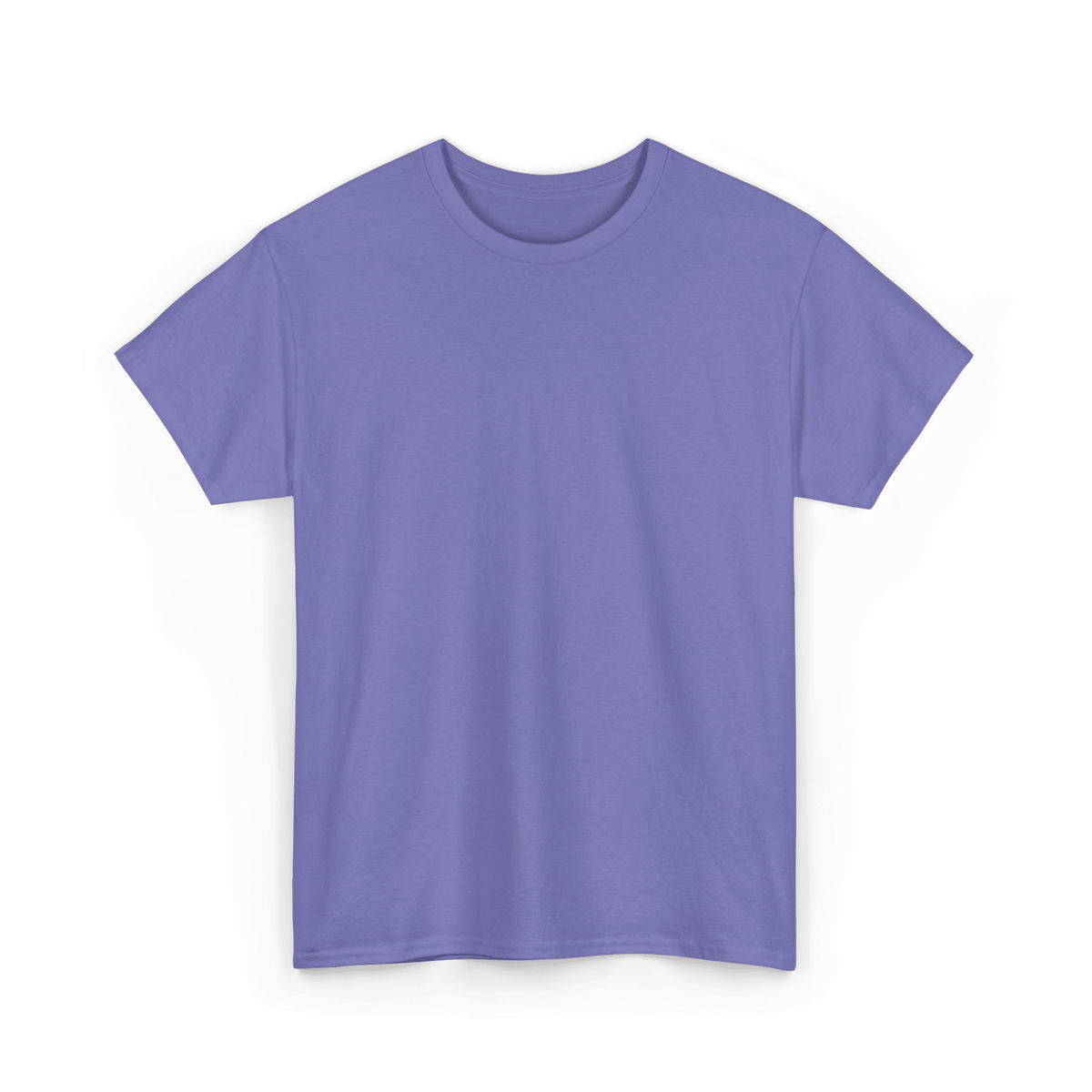Plain lavender T-shirt, front view, soft cotton, Mystery T-Shirt: A Surprise Worth Opening
