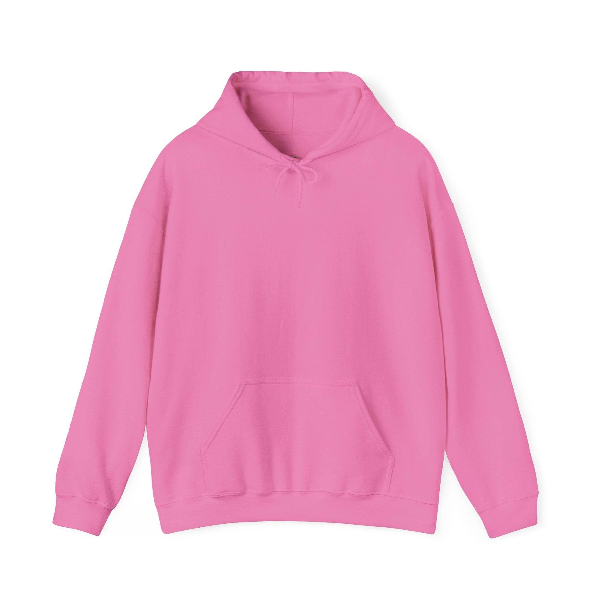 Pink Hoodie Blank G18500, 50/50 blend with front pocket and drawstring hood
