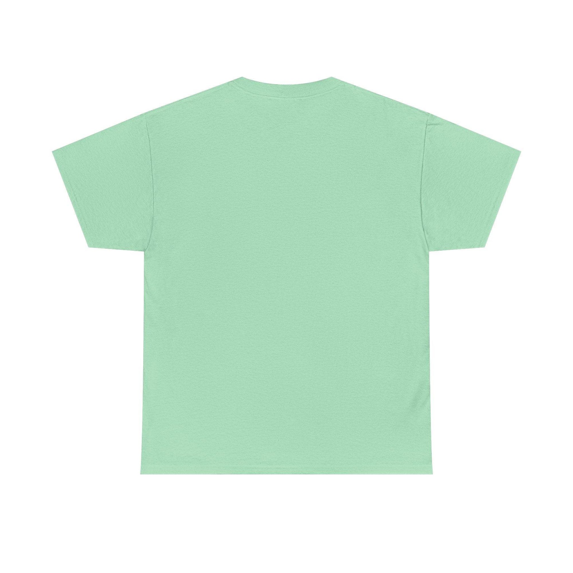 G500B Youth T-shirt in mint green, back view.