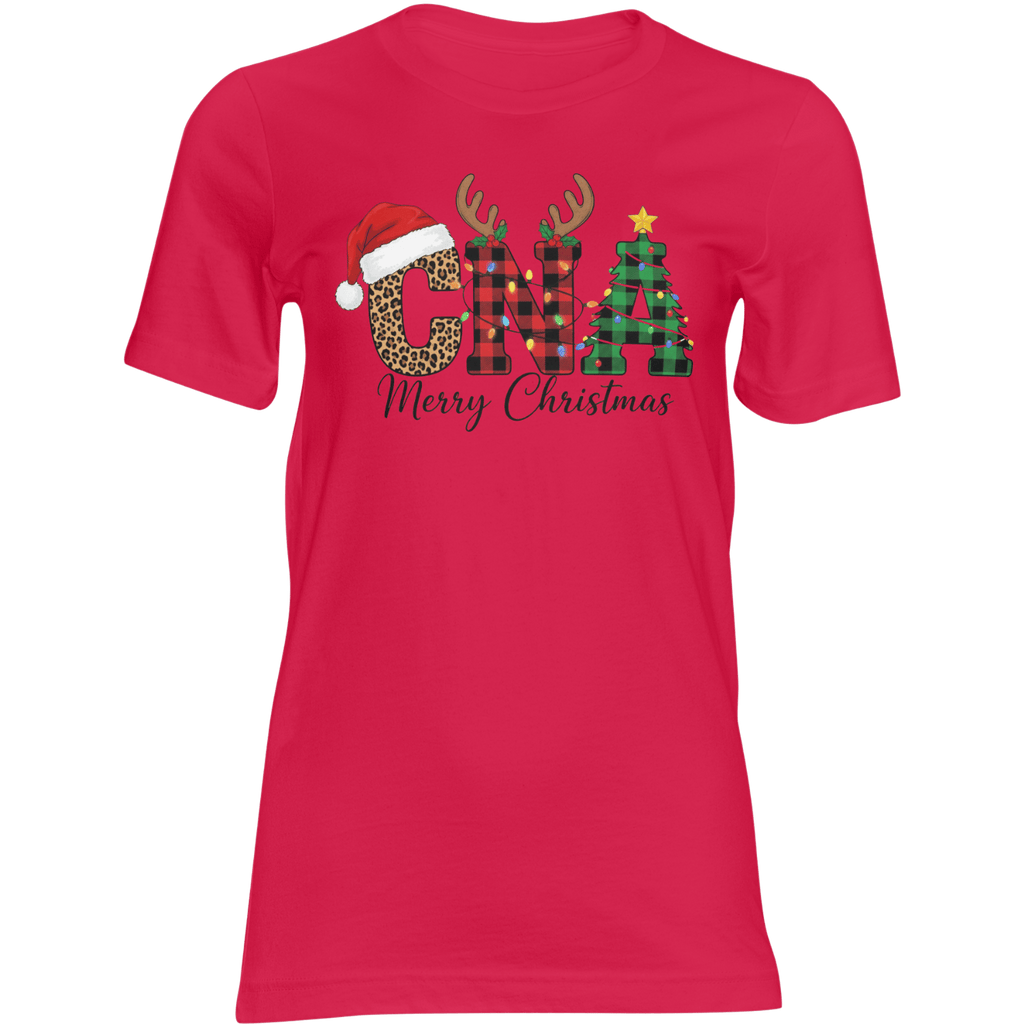CNA Christmas T Shirt Unisex Graphic Holiday Tee For Men Women Gift Winter Comfort
