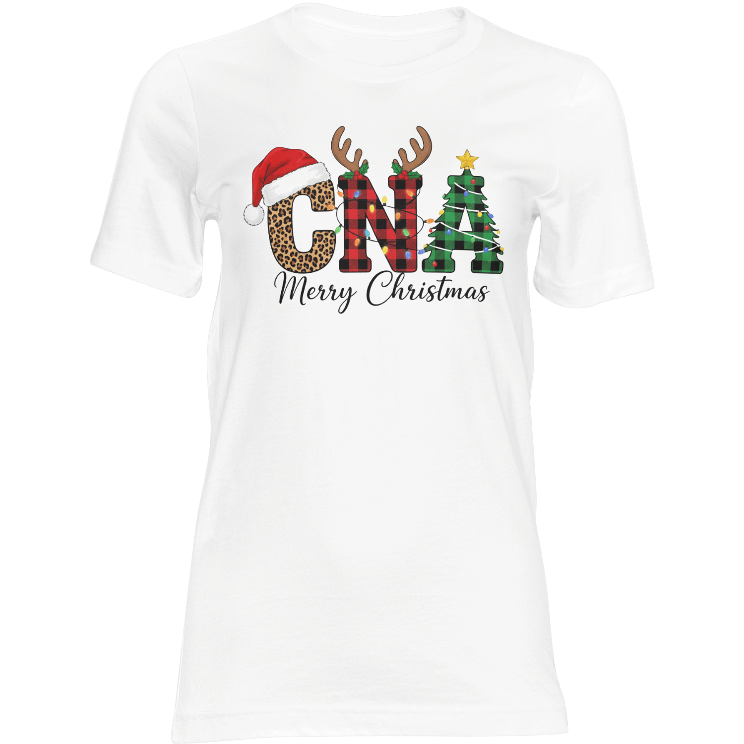 CNA Christmas T Shirt Unisex Graphic Holiday Tee For Men Women Gift Winter Comfort