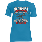 Blue t-shirt with text and graphic design on a transparent background