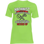 Green t-shirt with text and graphic design on a green background