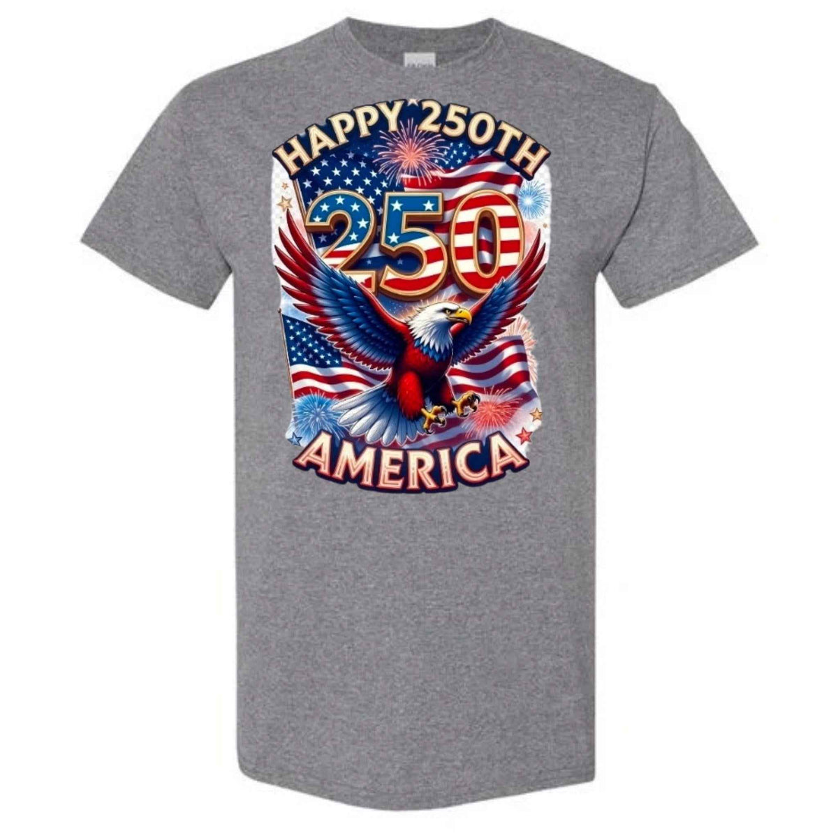 Vibrant America 250 Gildan 5000 T Shirt Outlaughs Mondays