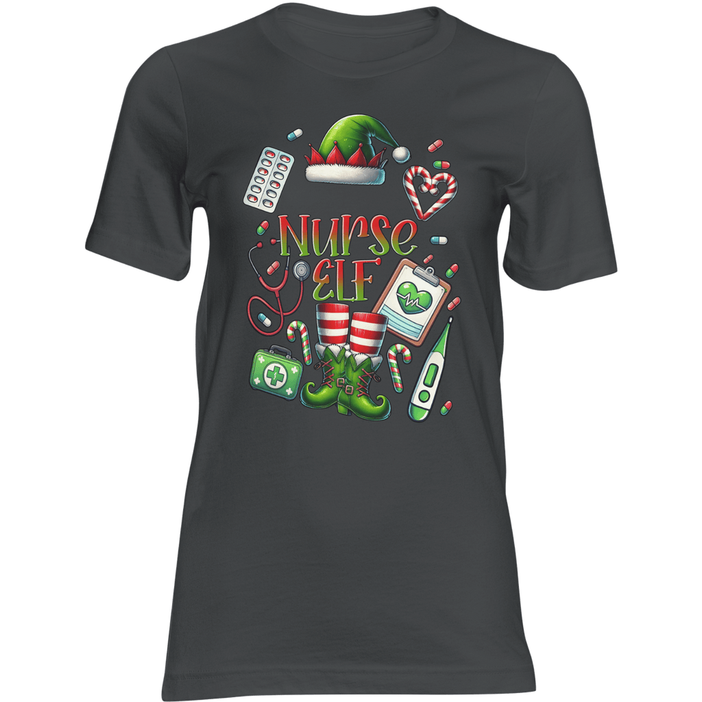 Nurse Christmas T Shirt Funny Holiday Medical Theme Tee For Nurses Perfect Gift Idea For Christmas Parties