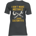Black t-shirt with yellow and white text and graphics on a green background