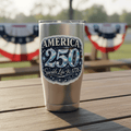 America 250 sticker mockup